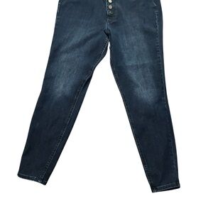 Maurice’s Women's Dark skinny ankle Dark Blue Jeans. Item # 139.